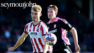 Match Highlights: Cheltenham Town 2-3 Swindon Town - Presented by Seymour John