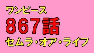 【ワンピースのネタバレ】867話画バレ確定前　「セムラオアライフ！ソルソルの実の暴走がヨルルの命を奪う！？」