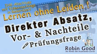 Direkter Absatz, Vor- u. Nachteile | Prüfungsfrage