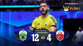 Brasil VS Turquía | Partido Completo Cuartos de final Día 2 (12-4)