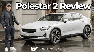 Polestar 2 Long Range 2022 review | electric luxury sedan and Model 3 rival tested | Chasing Cars