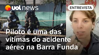 Avião cai na Barra Funda: Bombeiros confirmam morte de piloto e mais um ocupante da aeronave