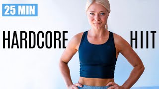 25 MIN HARDCORE HIIT WORKOUT  | full body workout - no equipment - intense