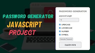How to make a random password generator in javascript | Javascript project #passwordgenerator