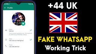 How To Create WhatsApp Account On Uk 🇬🇧 Number | Free Uk WhatsApp Number 2024