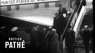 Kennedy Welcomes Nehru Quonset Point Rhode Island   (1961)