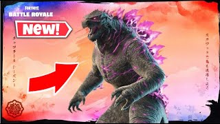 GODZILLA is finally in FORTNITE!!!!    #fortnite #godzilla #gaming