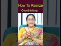 vijaya peddina about overthinking how to stop overthinking mindmanagement shorts mootivation