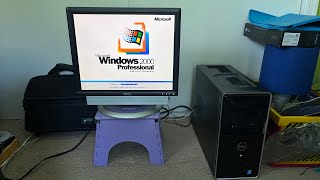 Dell Inspiron 3847 Overview and trying to install Windows... 2000?