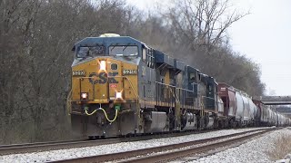 CSX ES40DC 5210 w/ Nice K5HL Leads Local M779-08 on 3/8/22