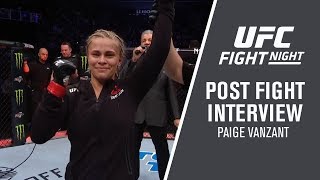 UFC Brooklyn: Paige VanZant - "I'm Getting Right Back in the Gym"