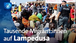Italien: Lampedusa am Limit