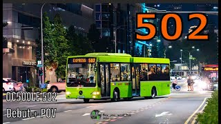 [Joyride + POV - Debut] SMB55C on 502 | Mercedes-Benz OC500LE Gemilang