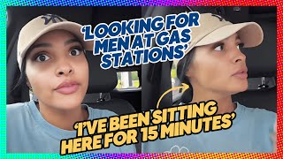 Woman Creeps on Men Outside the Gas Station | Logical Dating 101 Reactions