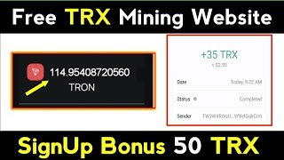 New TRX Mining Website | Free Tron Mining Site | Free TRX Earning site today | gotrx.biz
