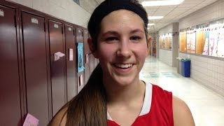 Kimberly's Jenna Smarzinski talks about win over Appleton North