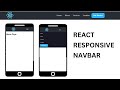 React Responsive Navbar Tutorial For Beginners Made With React-router-dom