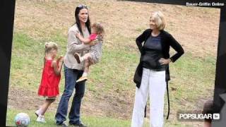 Jennifer Garner Playing Soccer with Violet and Seraphina