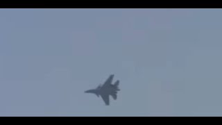 Aerobatic display by Sukhoi Su-30MKI at Aero India 2023