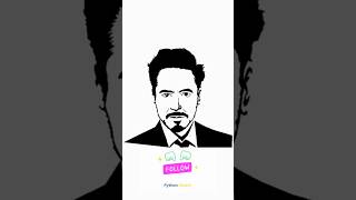 Draw Iron Man with Python in Seconds! 🤯 | Python Project #developer #programming #coding #python