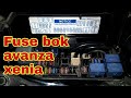 Cara membaca box sekring mobil /fuse box mobil