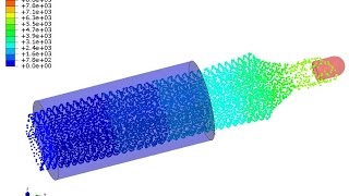 Abaqus/CAE SPH Modelling Tutorial: Example- Bullet through Water Channel –Step by Step Method