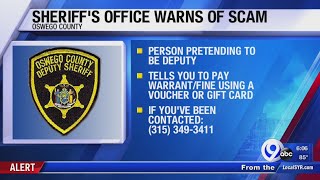 Scammer impersonating Oswego County Sheriff's Office