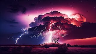 Deep Sleep Immediately in 3 Minutes | Heavy Thunderstorm, Torrential Rain & Mighty Thunder Sounds