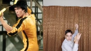 bruce lee game of death nunchucks for kid part 3