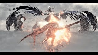 【4K】Gael (Player) VS Nameless King(ChampionsAshes) No HUD Cinematic｜黑魂3 - 蓋爾(模組)VS無名王者【王者遺灰】