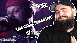 TEN56. - SHITSPITTER (Official Live Performance Video) | Metal Vocalist Reaction