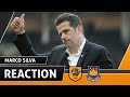 The Tigers v West Ham United | Reaction With Marco Silva | 01.04.17