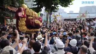 築地場内最後の神輿渡御