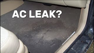 Water Dripping From Car When AC On Fixed || 2008 Toyota Yaris AC Leaking
