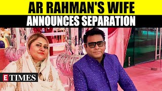 AR Rahman and Wife Saira Banu Part Ways: Fans Left Stunned | Watch Video