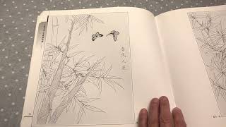 Chinese painting Gongbi Bamboo book