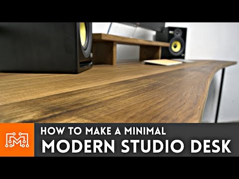 How to make a modern studio desk // Woodworking & Metalworking How to make a modern studio desk // Woodworking & Metalworking