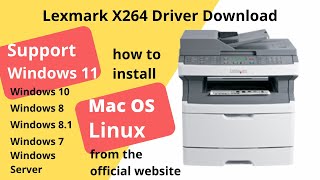 Lexmark X264 Driver Download and Setup Windows 11 Windows 10