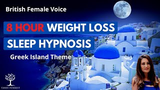8 Hour Weight Loss Sleep Hypnosis with Repeated Affirmations (Female Voice Sleep Hypnosis)