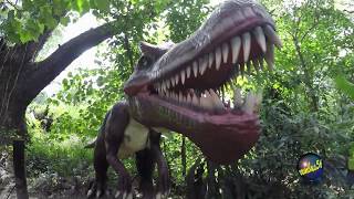 Dinosaur Park Life size TyRex Raptors Tryceratops