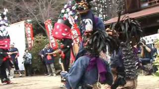 Lion dance (sasara shishimai 雌獅子隠)