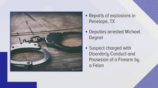 Man in jail in connection with multiple explosions across Hill County