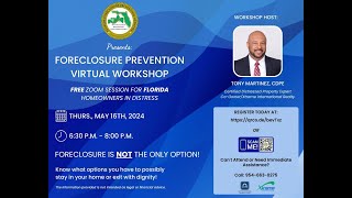 Foreclosure Prevention Workshop for Distressed Homeowners in Florida