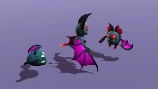 www.Meshtint.com | Bat Vampire Lord Evolution Pack Cute series