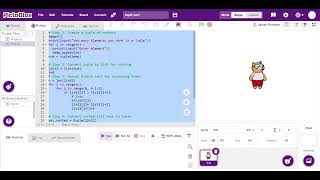 Tuple Sorting | Python Editor | PictoBlox