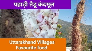 Jamin K Niche Se Kandmul Nikal Kar Sabji Bnayi 😋 कंदमूल की सब्जी Uttarakhand Lifestyle