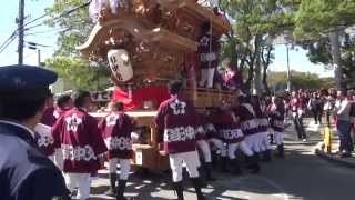 2014年　美具久留御魂神社だんじり②　宮入・櫻井