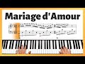 Mariage d'Amour - Paul de Senneville | Piano Tutorial