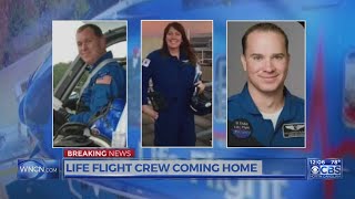 Remains of Duke Life Flight crew escorted home