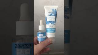 Creightons Salicylic acid serum \u0026 lotion-short review #creighton #salicylicacid #BHA #serum #review